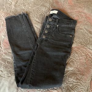 Madewell high rise skinny ankle